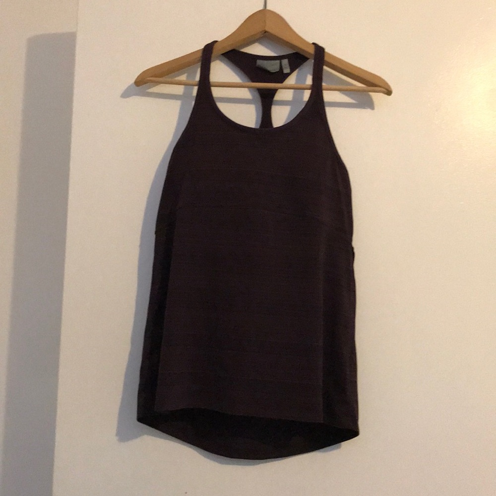 Women’s athleta racerback cutout tank lined small